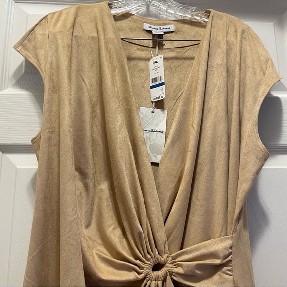 NWT Tommy Bahama Clara Salina Sands Soft Stretch Faux Suede Pita Wrap Size XL - Picture 2 of 6